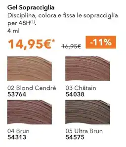 Yves Rocher Gel Sopracciglia offerta