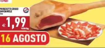 Supermercati Agorà Prosciutto crudo San Daniele offerta