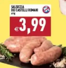 Supermercati Agorà Salsiccia dei Castelli Romani offerta