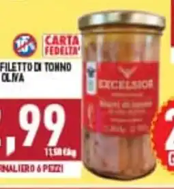 Supermercati Agorà Filetto di tonno oliva Excelsior offerta