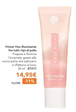 Yves Rocher Primer Viso Illuminante Per tutti i tipi di pelle offerta