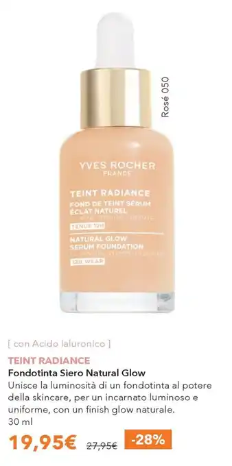 Yves Rocher Fondotinta Siero Natural Glow