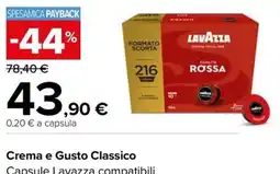 Carrefour Iper Capsule Lavazza compatibili offerta