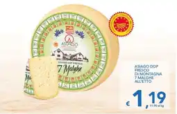 Supermercati B2 Asiago DOP fresco 7 Malghe offerta