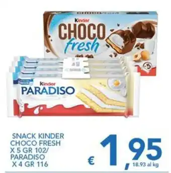 Snack Kinder Choco Fresh Paradiso