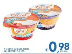 Supermercati B2 Yogurt greco zymil offerta