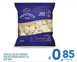 Supermercati B2 Gnocchi di patate rigati Patagnocco offerta