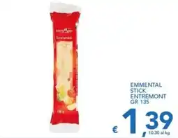 Supermercati B2 Emmental stick Entremont offerta