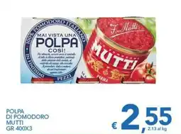 Supermercati B2 Polpa di pomodoro Mutti offerta