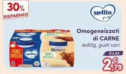 B di Bimbi Omogeneizzati di CARNE Mellin offerta