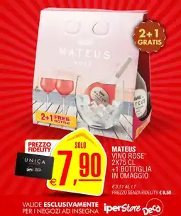 Deco Iperstore Mateus Vino Rosé offerta