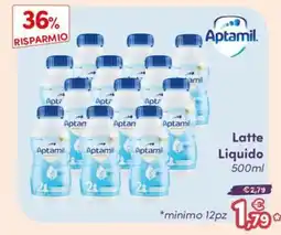 B di Bimbi Aptamil Latte Liquido offerta