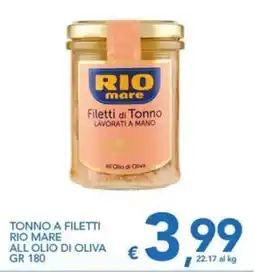 Supermercati B2 Tonno a filetti Rio Mare offerta