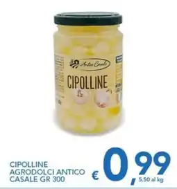 Supermercati B2 Cipolline agrodolci antico casale offerta