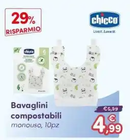 B di Bimbi Bavaglini compostabili chicco offerta