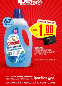 Deco Iperstore General Ammorbidente Fresca Primavera offerta