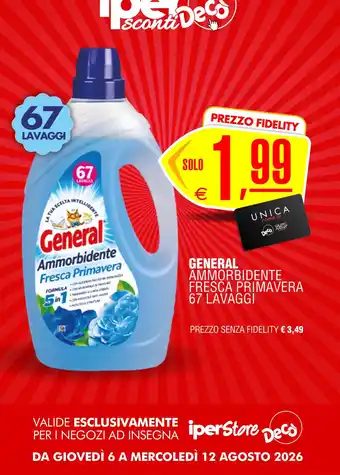 Deco Iperstore General Ammorbidente Fresca Primavera offerta