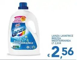 Supermercati B2 Lanza lavatrice brezza mediterranea offerta