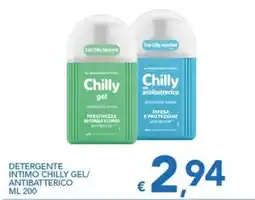 Supermercati B2 Detergente intimo Chilly gel/antibatterico offerta