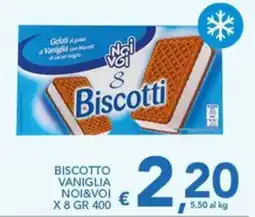Supermercati B2 Biscotto vaniglia Noi&Voi offerta