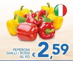 Supermercati B2 Peperoni gialli / rossi offerta