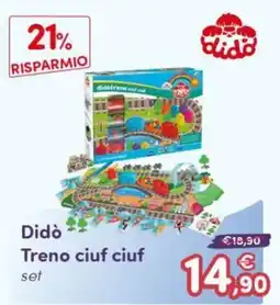 B di Bimbi Didò Treno ciuf ciuf set offerta