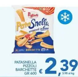 Supermercati B2 Patasnella Pizzoli Barchette offerta