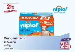 B di Bimbi Nipiol Omogeneizzati di Carne offerta