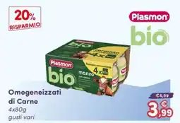 B di Bimbi Plasmon bio Omogeneizzati di Carne offerta