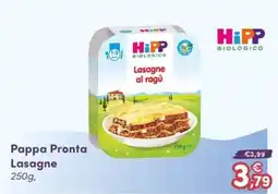 B di Bimbi HiPP Biologico Lasagne al ragù offerta
