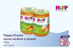 B di Bimbi Pappa Pronta HiPP Biologico offerta