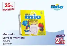 B di Bimbi Nestlé mio Latte fermentato offerta