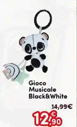 B di Bimbi Gioco Musicale Black&White offerta