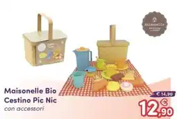 B di Bimbi Maisonelle Bio Cestino Pic Nic offerta