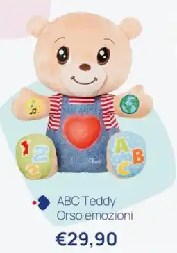 B di Bimbi ABC Teddy Orso emozioni offerta