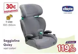 B di Bimbi Seggiolino Quizy chicco offerta
