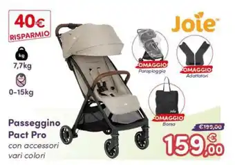 B di Bimbi Joie Passeggino Pact Pro offerta