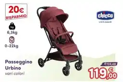 B di Bimbi Passeggino Urbino Chicco offerta