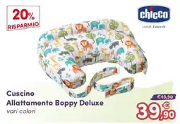 B di Bimbi Cuscino Allattamento Boppy Deluxe chicco offerta
