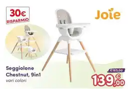 B di Bimbi Seggiolone Chestnut, 9in1 Joie offerta