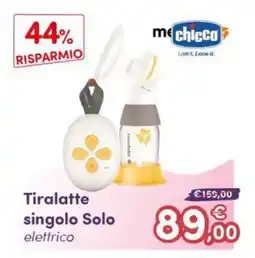 B di Bimbi Tiralatte singolo Solo elettrico offerta