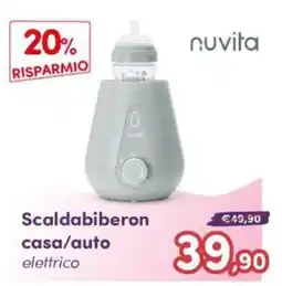 B di Bimbi Scaldabiberon elettrico nuvita offerta
