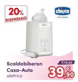 B di Bimbi Scaldabiberon Casa-Auto elettrico chicco offerta