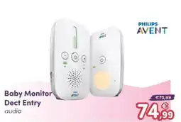 B di Bimbi Baby Monitor Dect Entry audio Philips Avent offerta