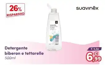 B di Bimbi Detergente biberon e tettarelle suavinex offerta
