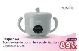 B di Bimbi Pappa n Go Scaldavivande portatile e pastorizzatore nuvita offerta