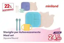 B di Bimbi Stoviglie per Autosvezzamento miniland offerta