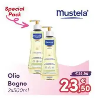 B di Bimbi Mustela Olio Bagno offerta