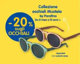 B di Bimbi Collezione occhiali Mustela by Parafina offerta