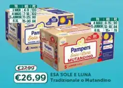 B di Bimbi Pampers Sole e Luna Mutandino offerta